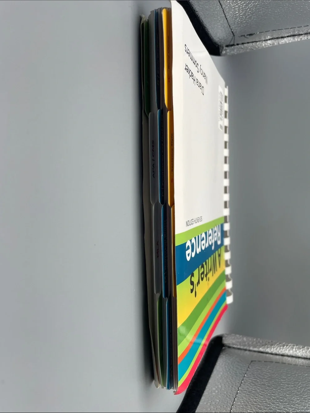 A Writer's Reference — Colorful Striped Cover (White)
